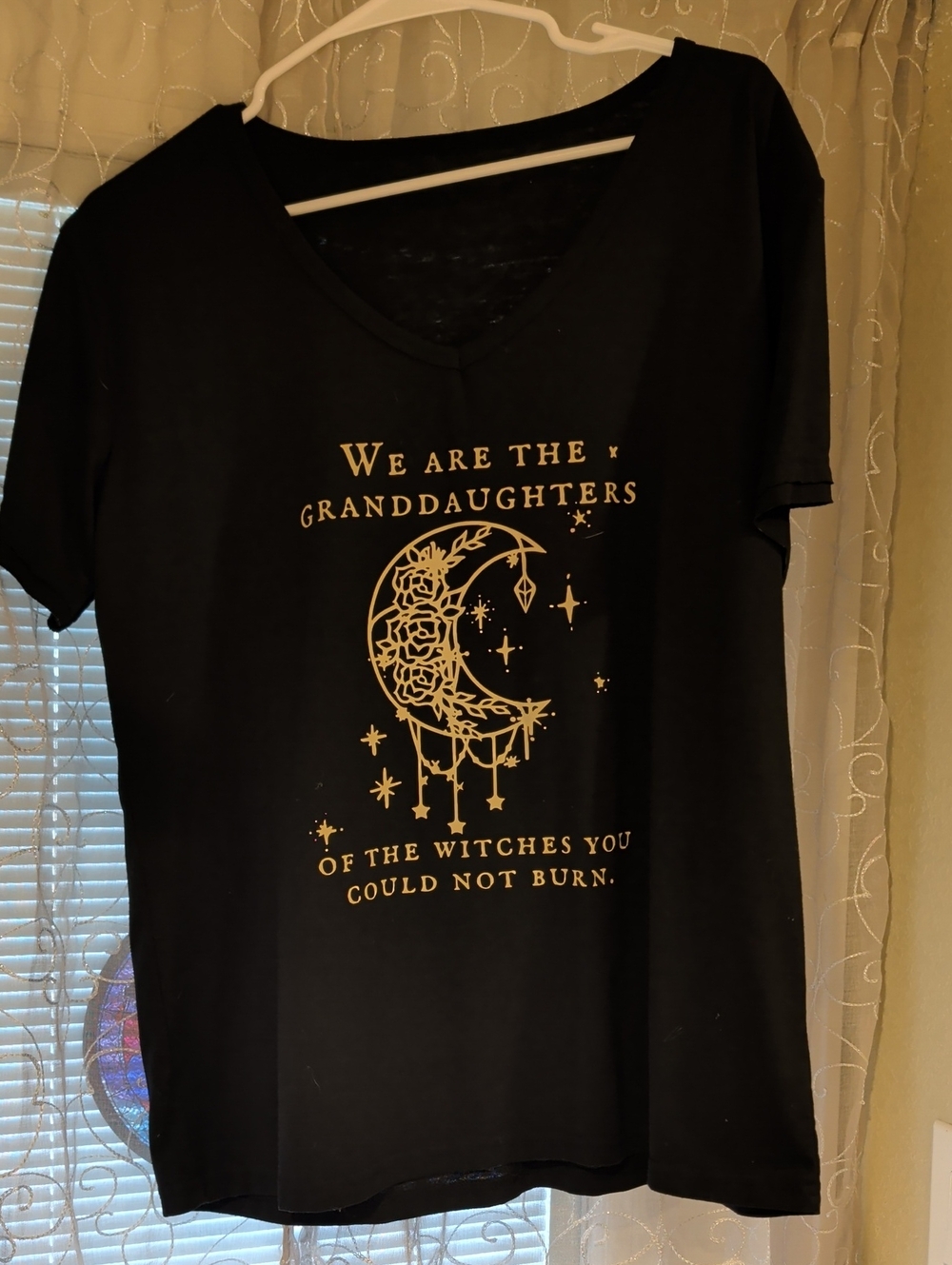 We Are the Granddaughters Black Graphic Tee - Inspirational Kids Shirt